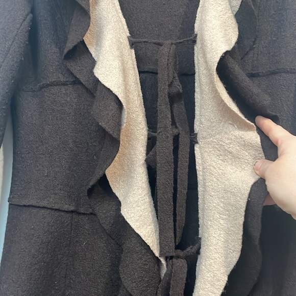 Unique Brown Ruffled Duster - Picture 7 of 9